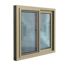 Anodized bronze aluminium window frame and glass